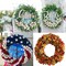 20 Pieces Large Hanging Round Wreath frames 12Inch Cardboard Wreath Rings for DIY Crafts Paper Round Circle Hanging Ornaments Decorations with Hole Twine for Decor
